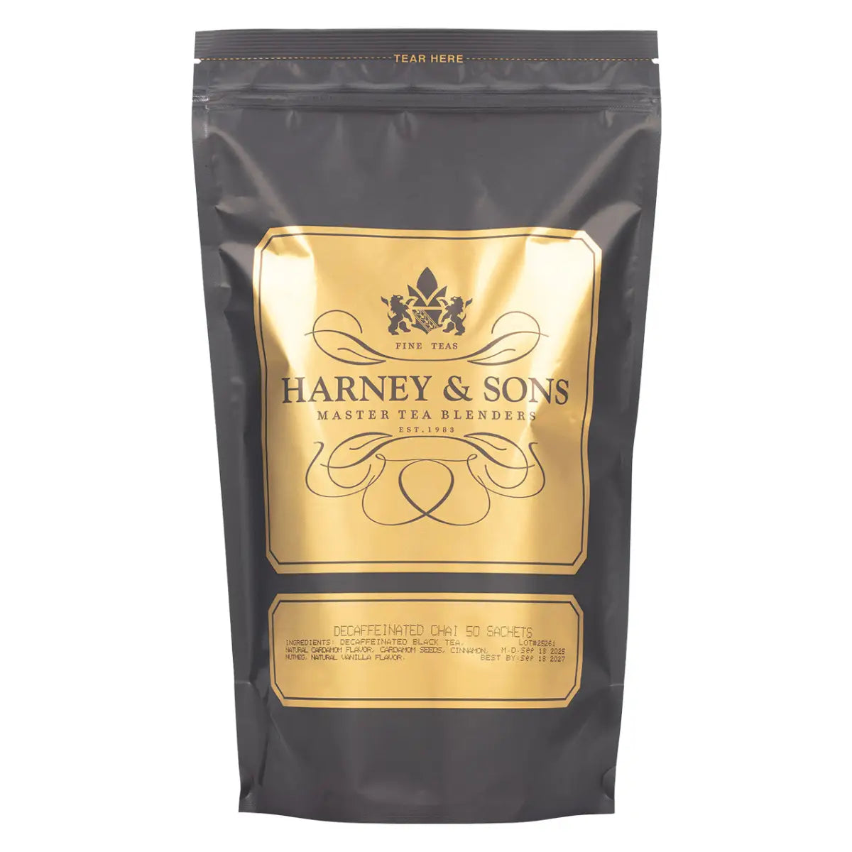Decaffeinated Chai Tea - Bag of 50 Sachets - Sachets / Bag of 50 Sachets - Harney & Sons Fine Teas