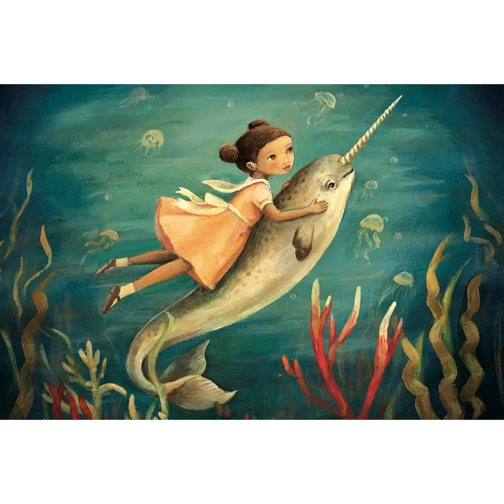 Mini Puzzle - Dream Narwhal by Emily Winfield Martin - 20 Piece - New York Puzzle Company