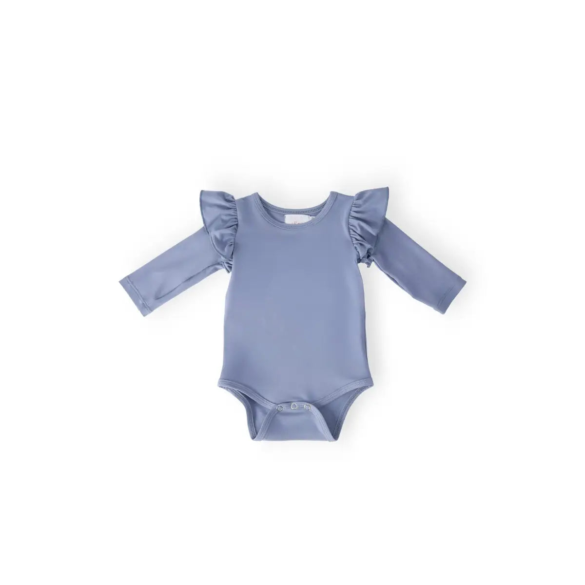 Dusty Blue L/S Flutter Bodysuit - Mila & Rose ®