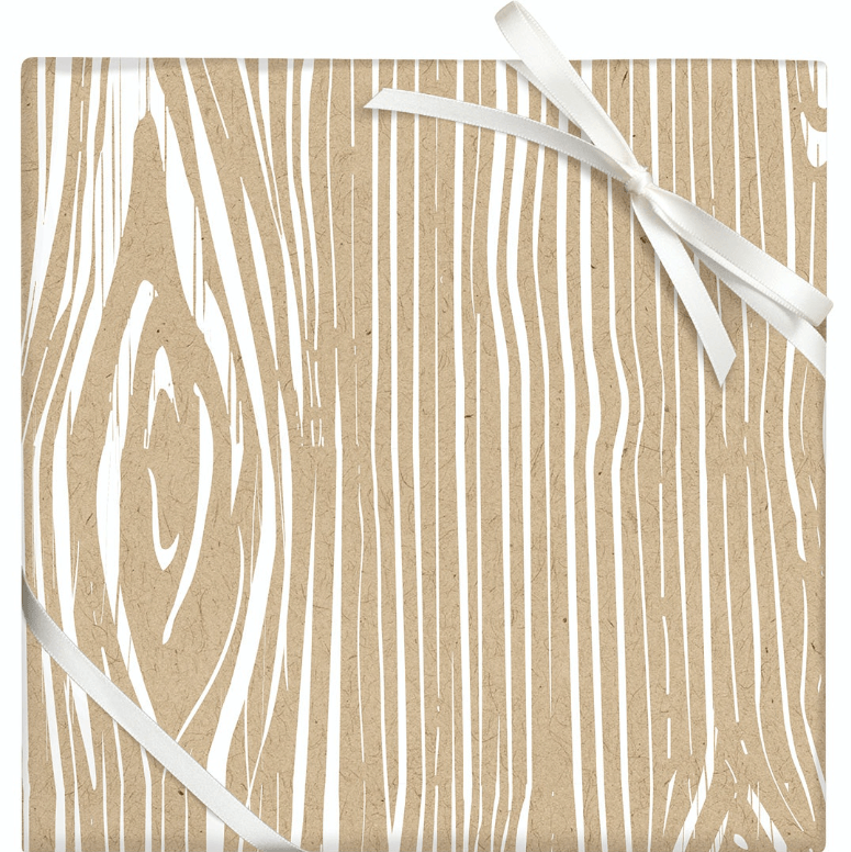 Woodgrain Gift Wrap Roll - Paper Source Wholesale