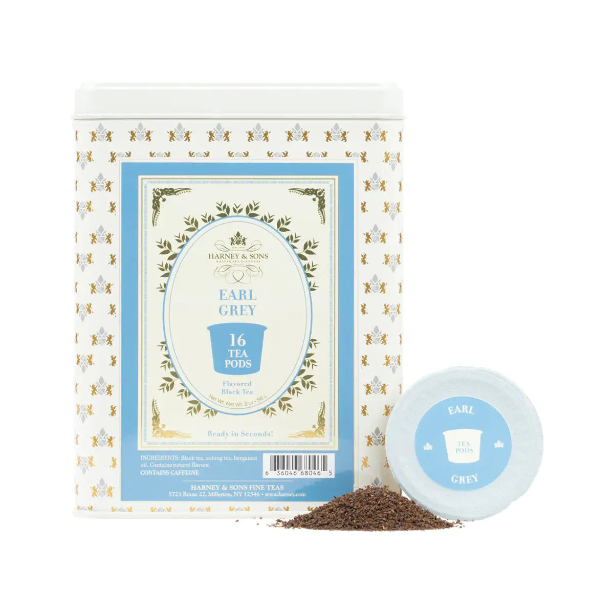 Earl Grey - Tea Pods / Tin of 16 Tea Pods - Harney & Sons Fine Teas