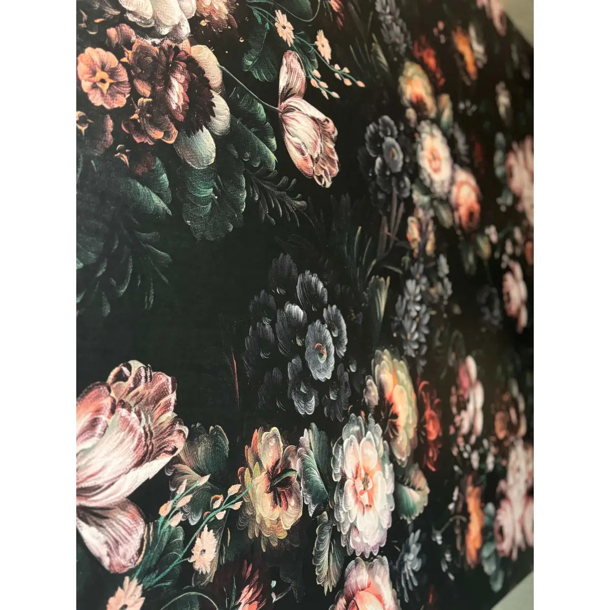 Eilish Wallpaper - Black and Floral - Loomwell Home Goods