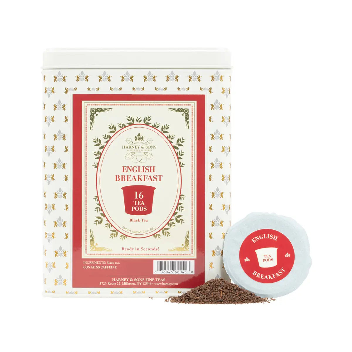 English Breakfast Tea - Tea Pods / Tin of 16 Tea Pods - Harney & Sons Fine Teas