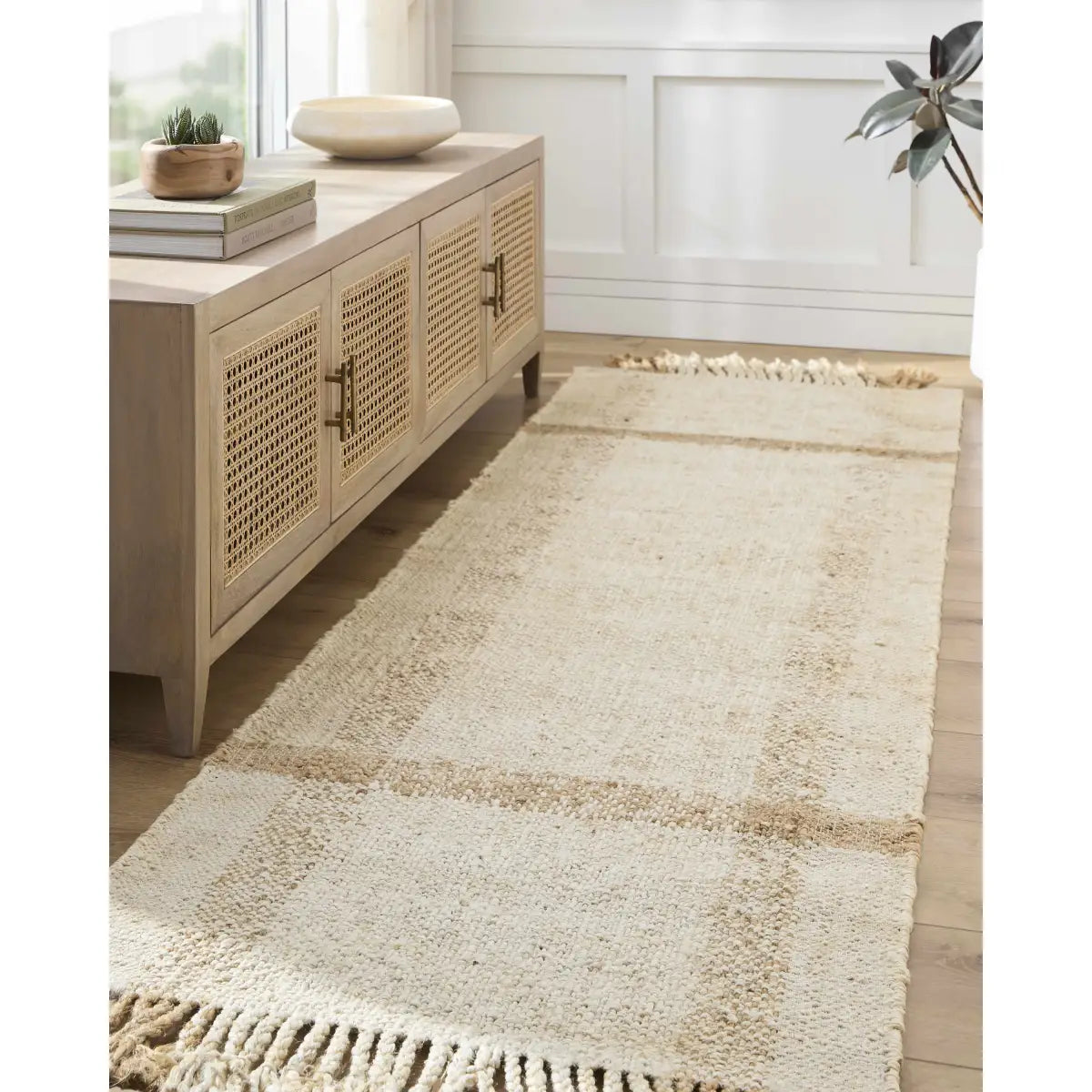 Errin Jute Area Rug - 2’6’’ x 8’ Runner - Boutique Rugs