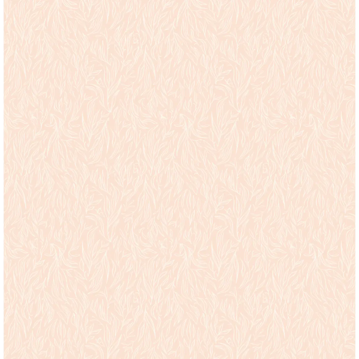 Everly Wallpaper - Subtle Leaves - by Erin Silliman Designs - Sample 1 foot by 1 foot / Blush - Loomwell Home Goods