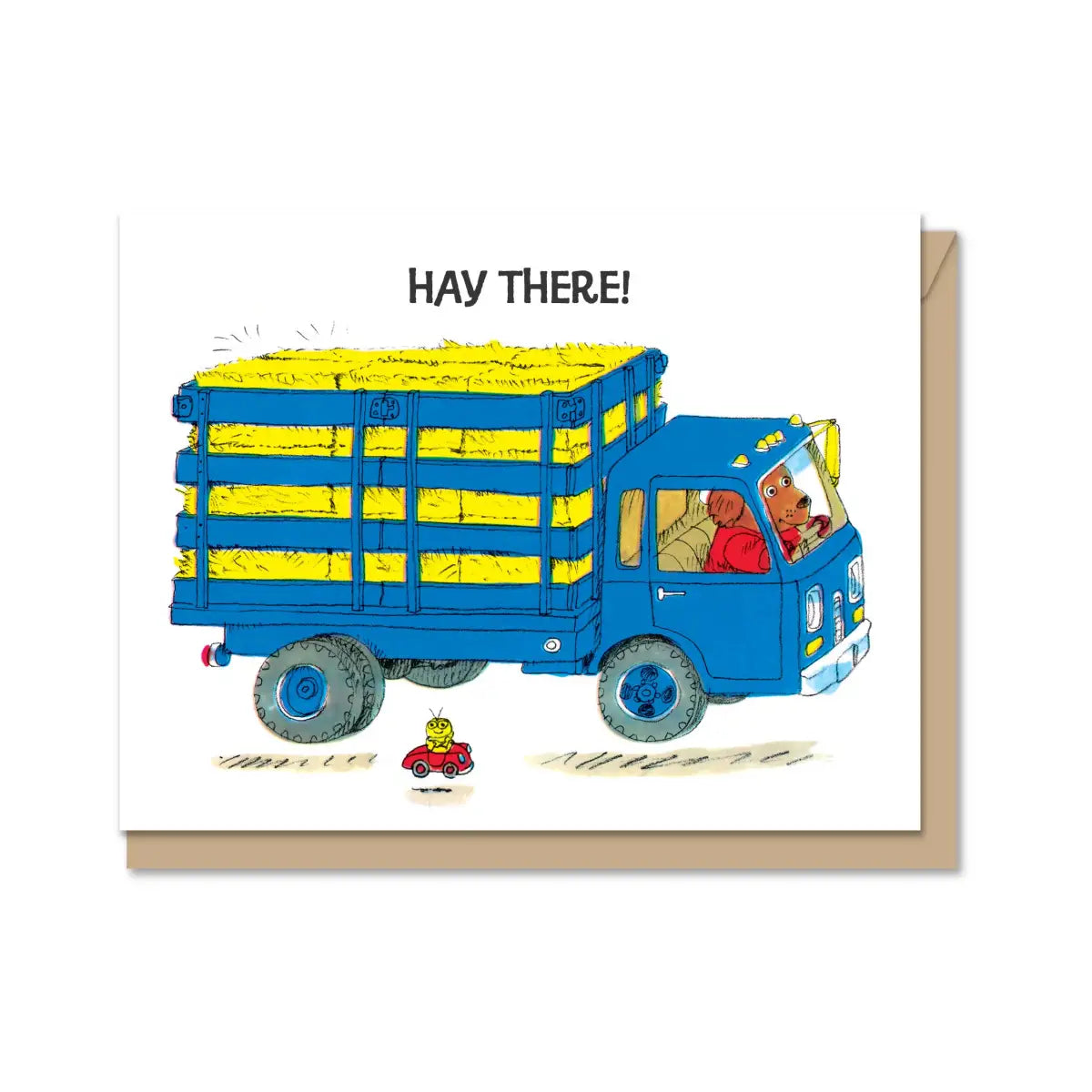 Everyday Greeting Card - Hay There - Richard Scarry - Maginating