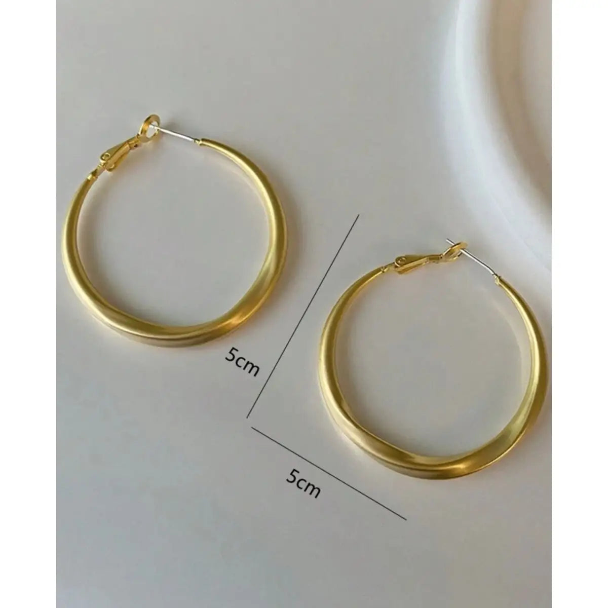 Everyday Large Hoop Earrings - Gold or Silver - Rooted Home Goods
