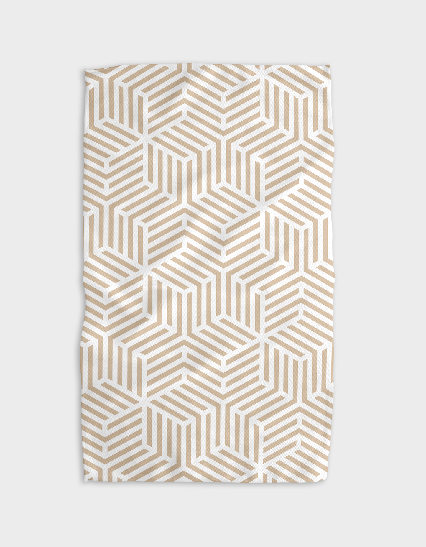 Stacked Cubes Tea Towel - Geometry