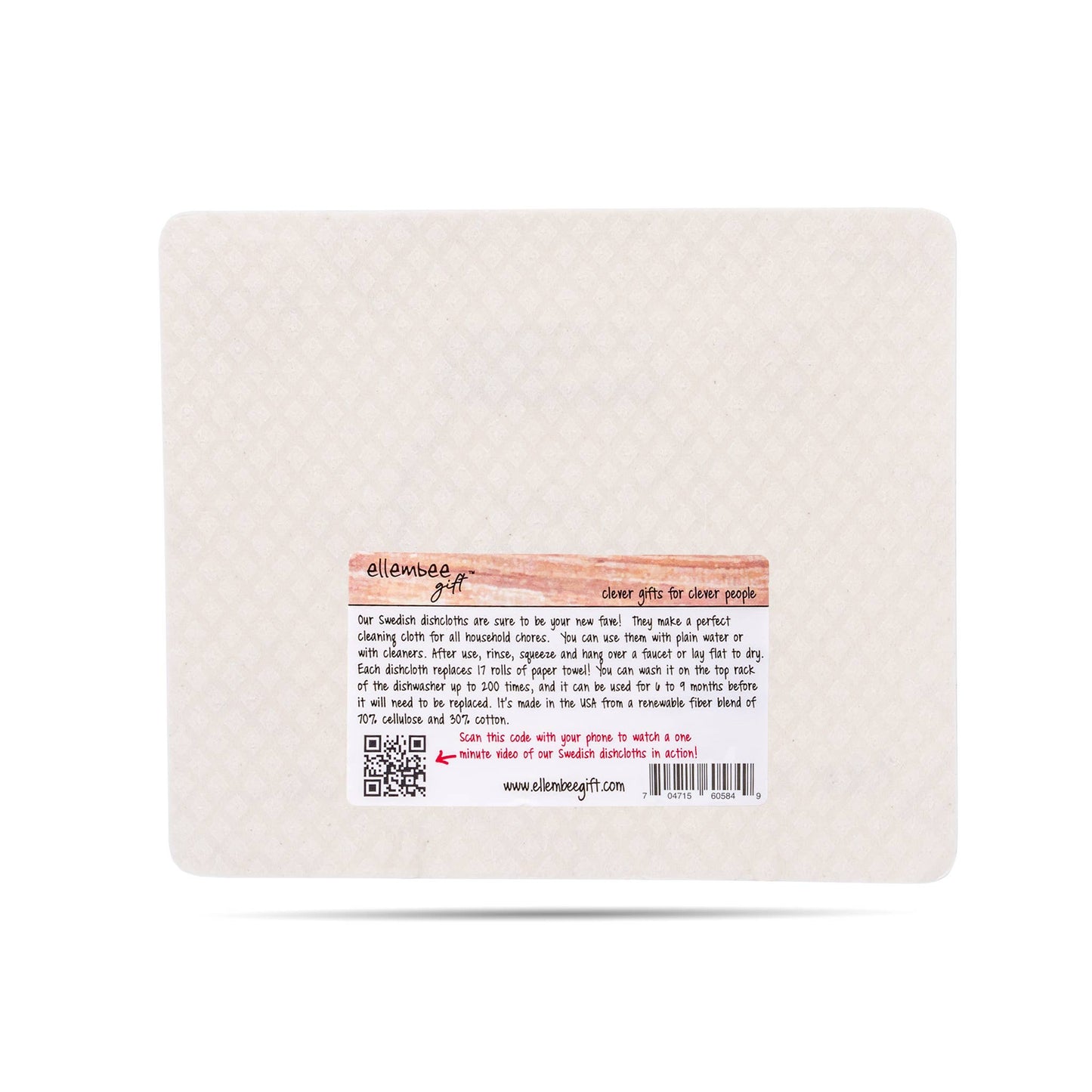 Swedish Dish Cloth - Done with Dishes - Funny - ellembee gift