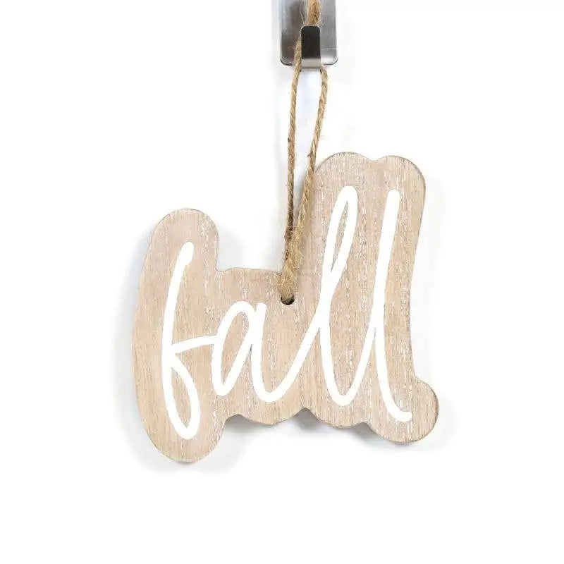 FALL Wood Ornament - 4x4x.25 - Adams & Co.