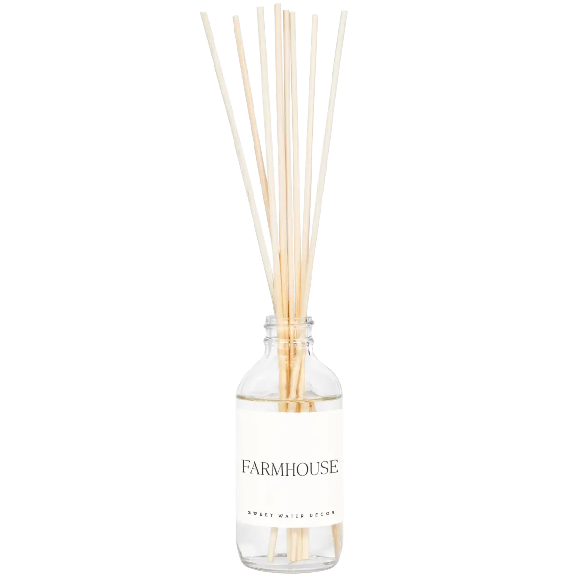 Farmhouse Clear Reed Diffuser - Sweet Water Decor