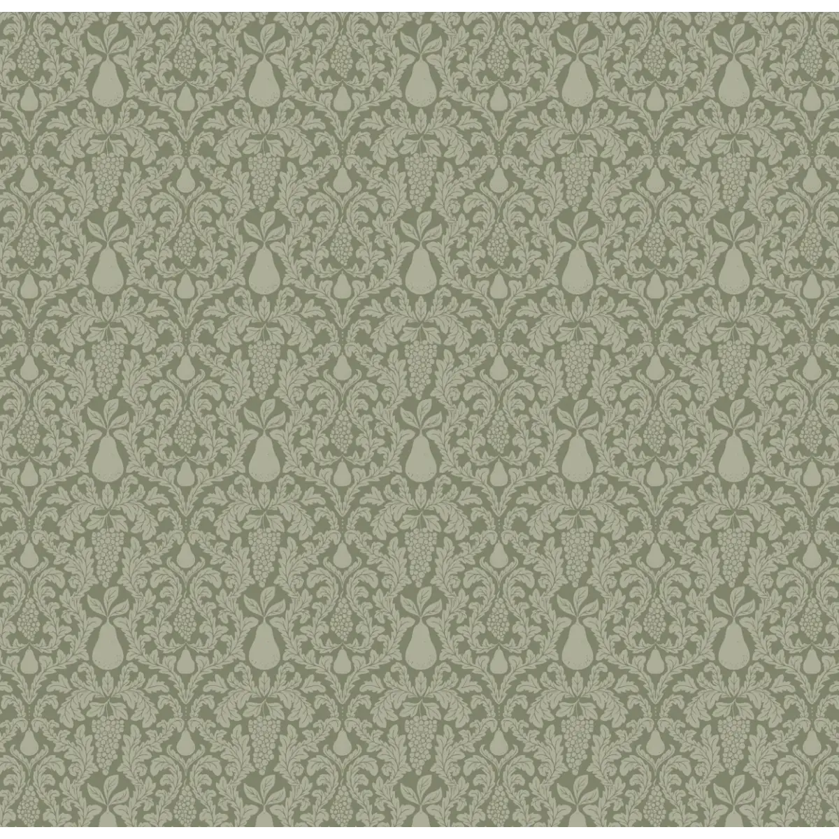Felipe Wallpaper - Grapes and Pears - by Lisee Ree - Sample 1 foot by 1 foot / Sage - Loomwell Home Goods