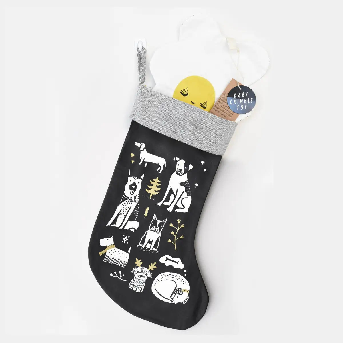 Festive Pups Stocking - Wee Gallery