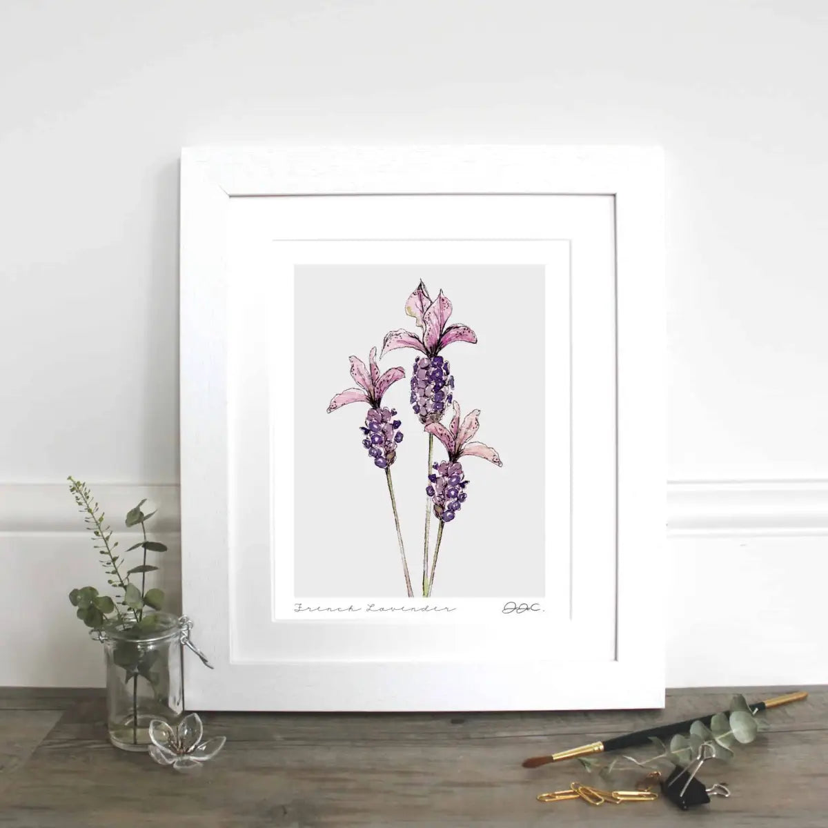 Fine Art Print - French Lavender - 11x14’’ Mounted - Toasted Crumpet (US Duties Paid)