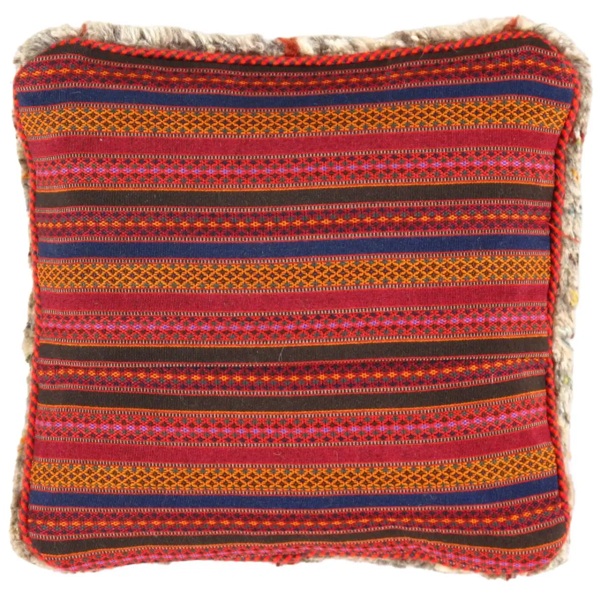 Luxury Gabbeh Pillow - Fine Hand Knotted 16’’X 16’’ - Canvello
