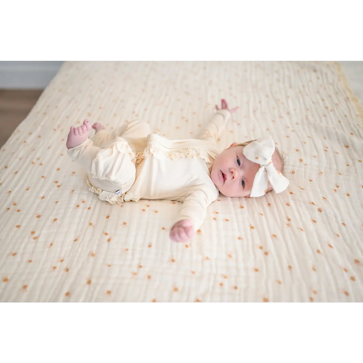 Fleur Knot Bow Headband - Harp Angel Boutique