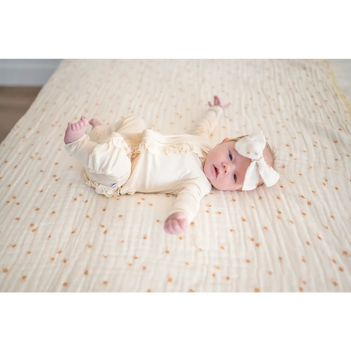 Fleur Knot Bow Headband - Harp Angel Boutique
