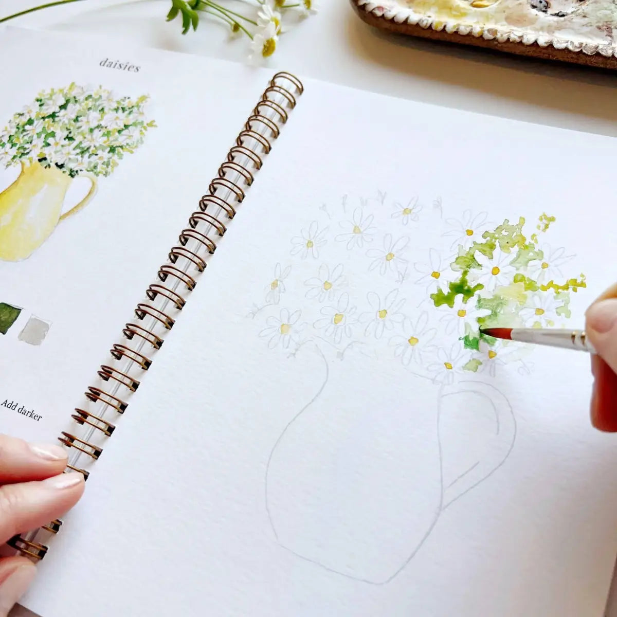Watercolor Workbook - Flowers - Emily Lex - emily lex studio