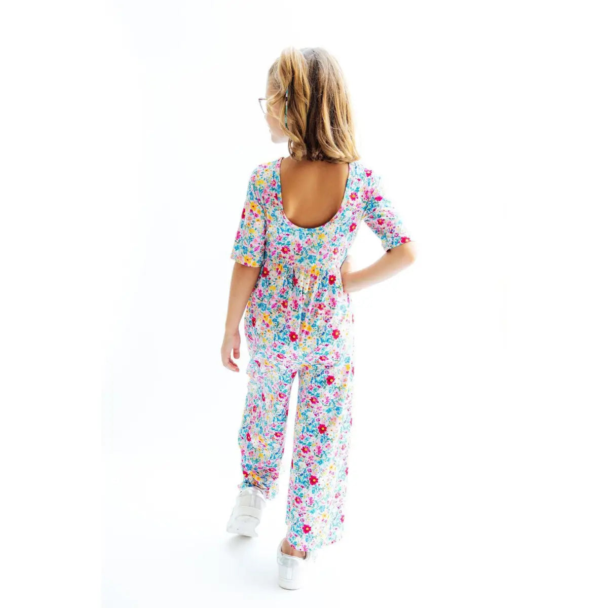 Fluttering Flowers Wide Leg Jumpsuit - Mila & Rose ®