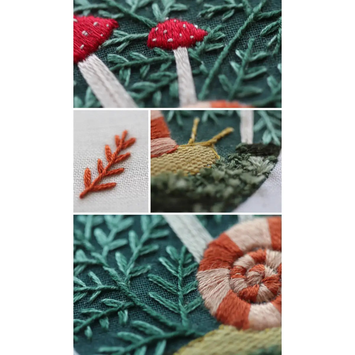Forest Floor - Embroidery Stitch Sampler - Kiriki Press