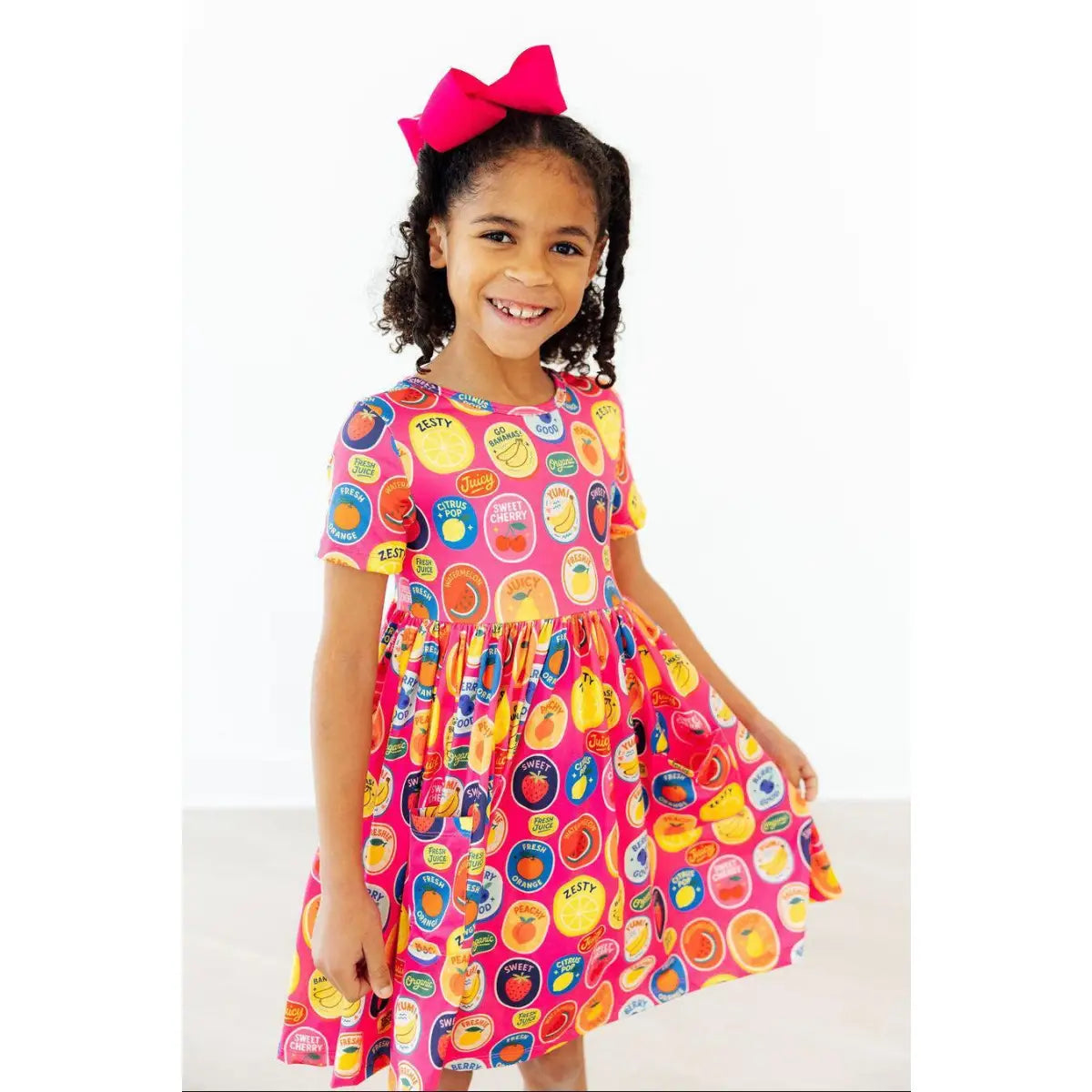 Pocket Twirl Dress - Fresh & Fruity - Mila & Rose ®