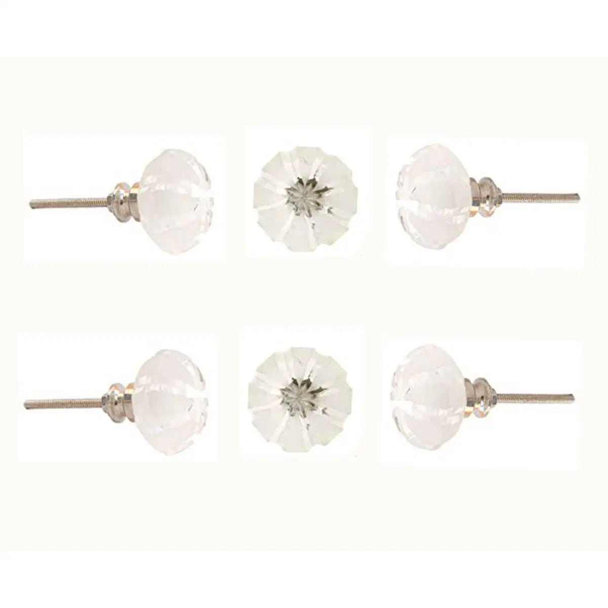 Frosted Glass Tomato Knob (each) - Perilla Home