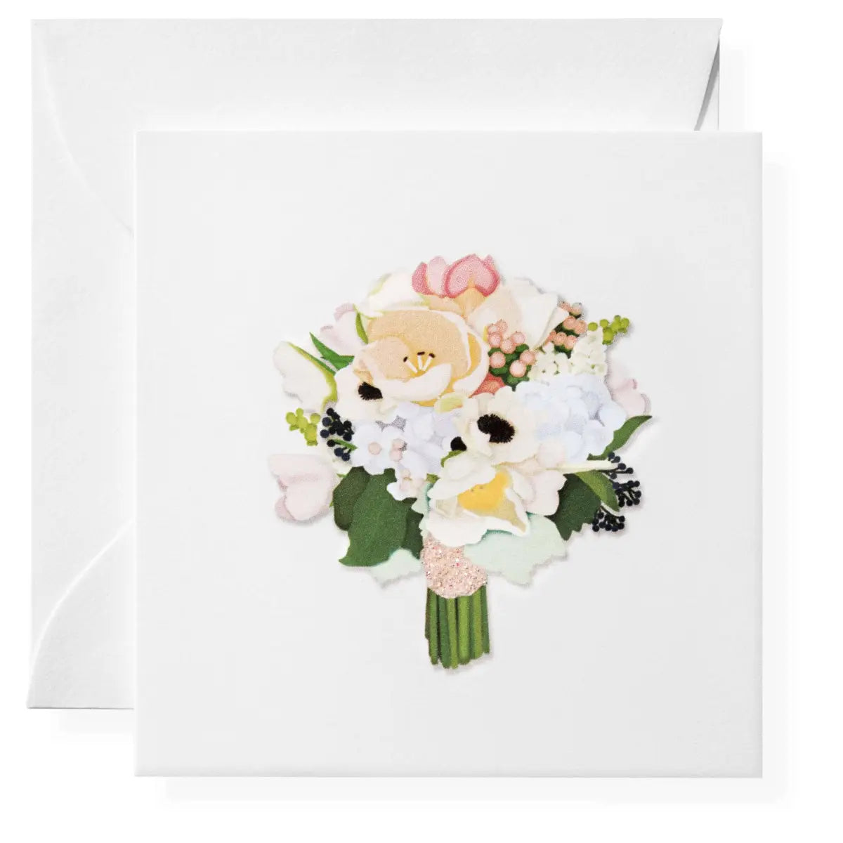 Gift Enclosure Card - Bouquet of Flowers - Karen Adams Designs