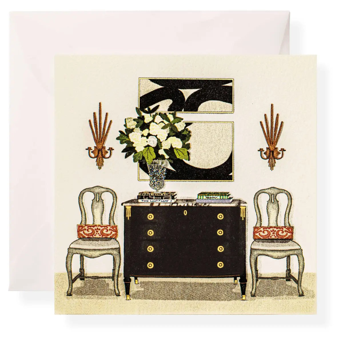 Gift Enclosure Card - Elegant Interior - Karen Adams Designs
