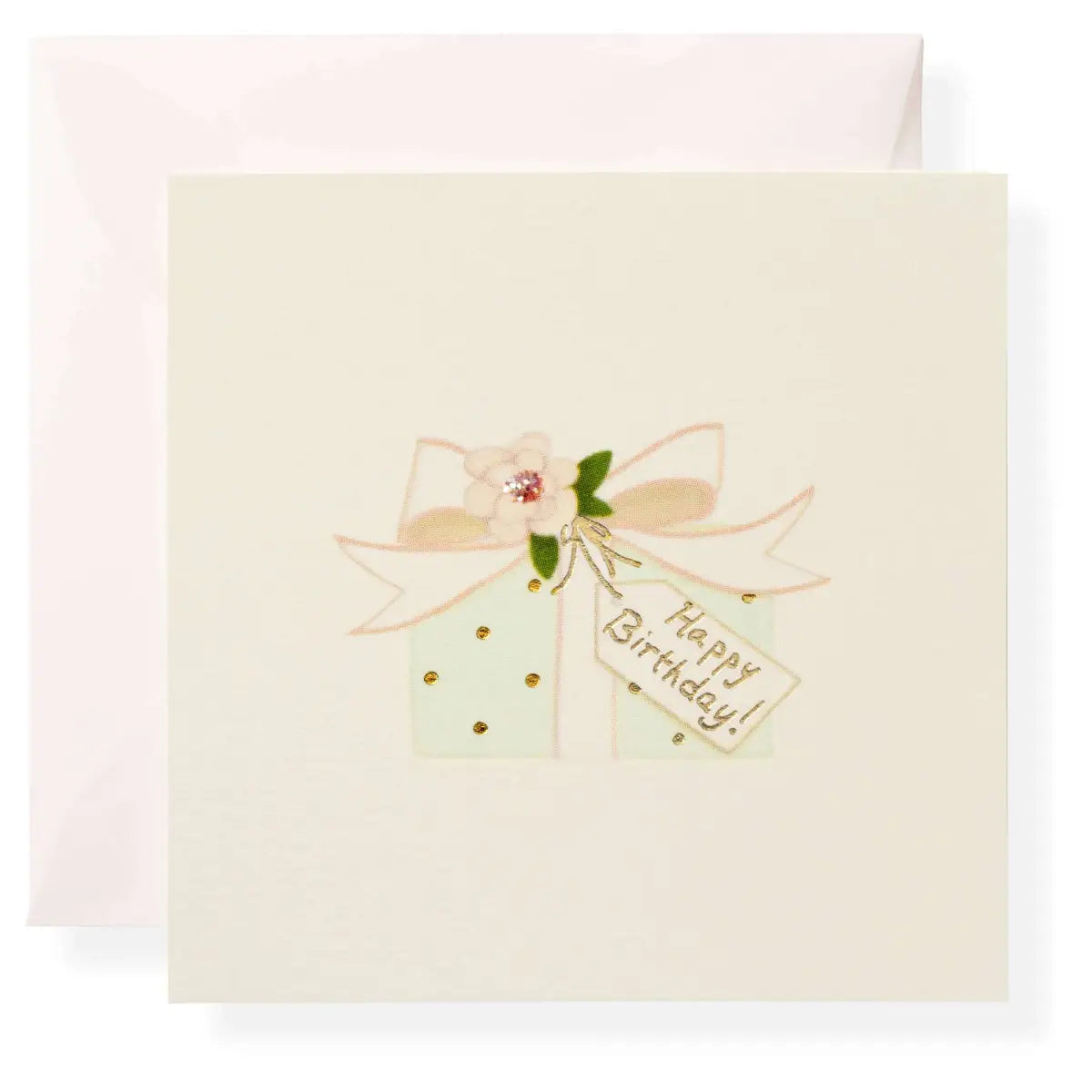 Gift Enclosure Card - Gift with Happy Birthday - Karen Adams Designs