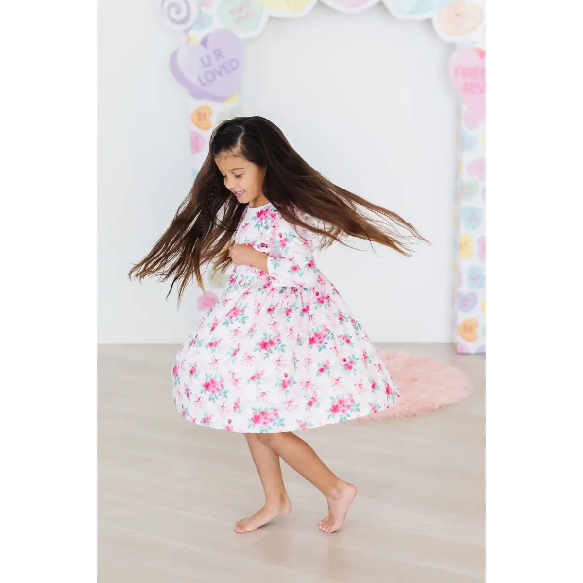 Ruffle Twirl Dress - Gingham Bows - Mila & Rose ®