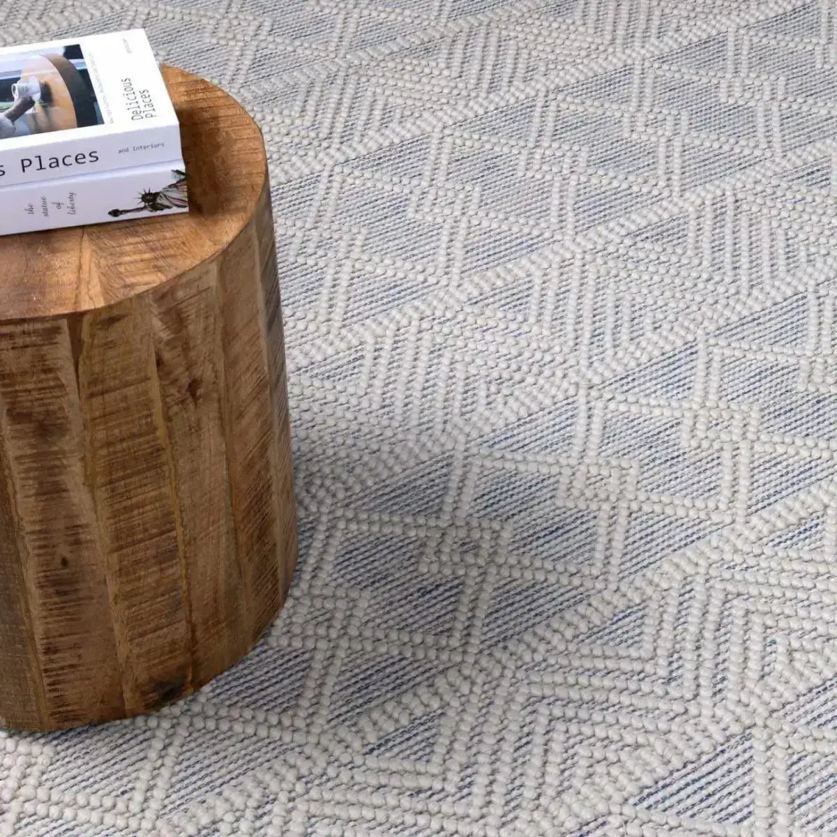 Ginter Handmade Beige Wool Rug - Boutique Rugs