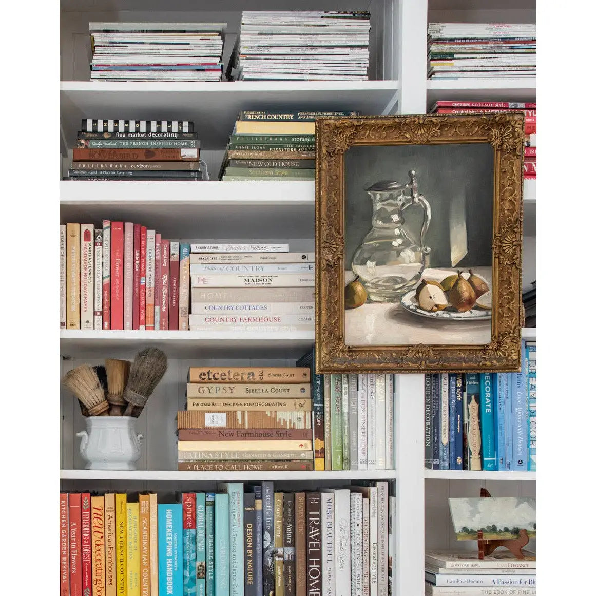 Art Print - Glass Pitcher and Pears Painting - 5x7 - Miss Mustard Seed