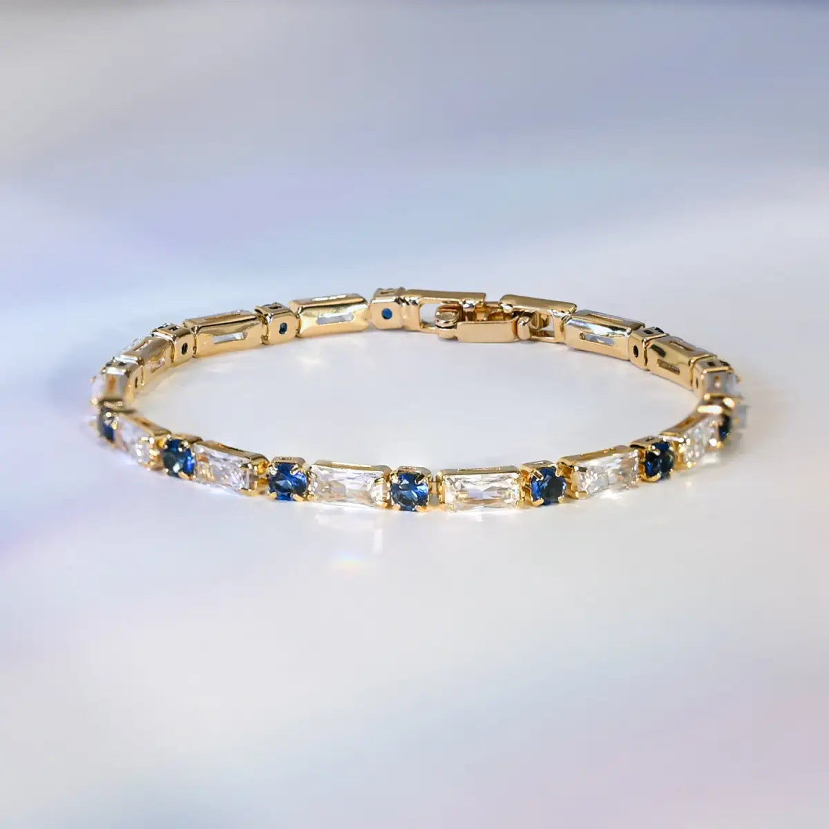 Glimmer Something Blue Tennis Bracelet - Starfish Project