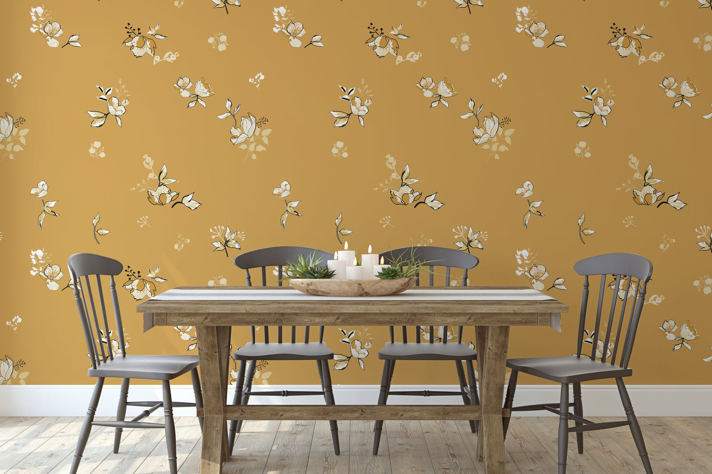 Goldie Wallpaper - Loomwell Home Goods