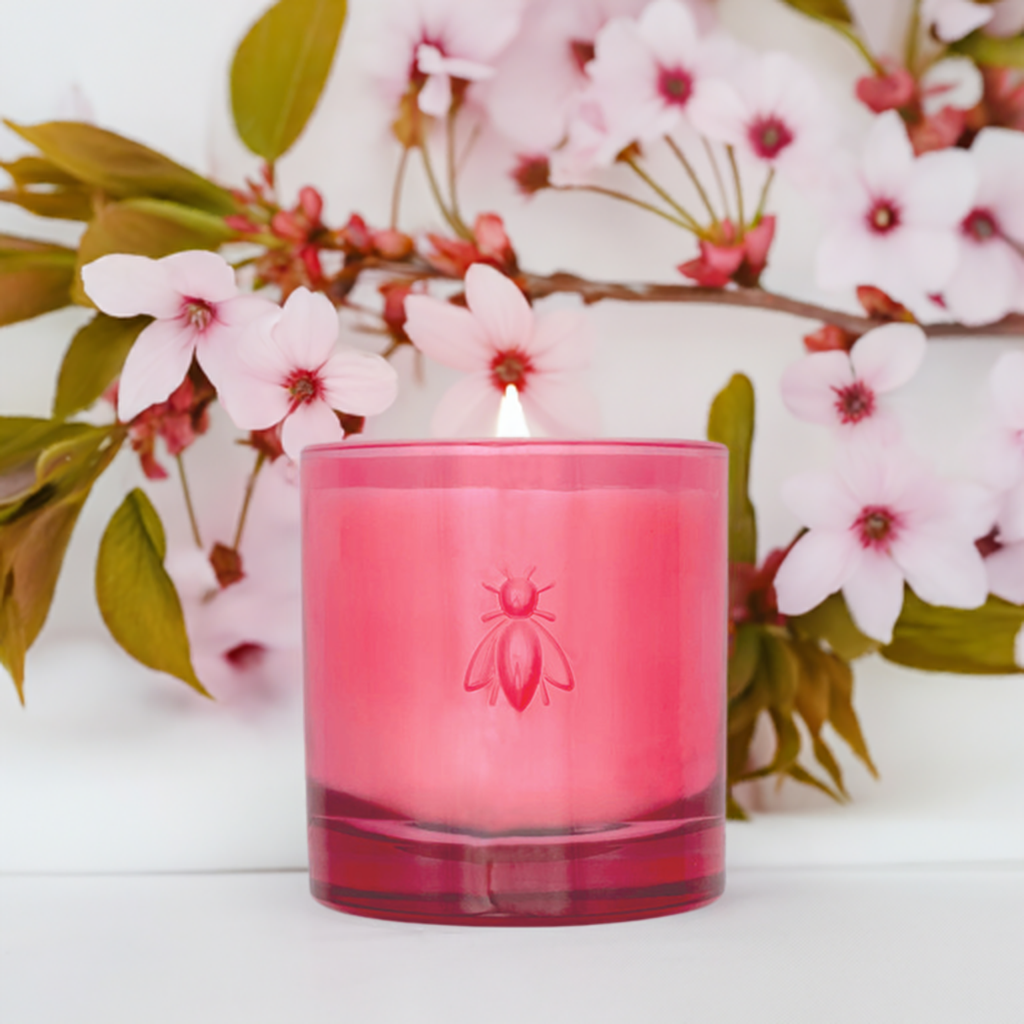 Cherry Blossom Bee Soy Candle - La Rochere NA
