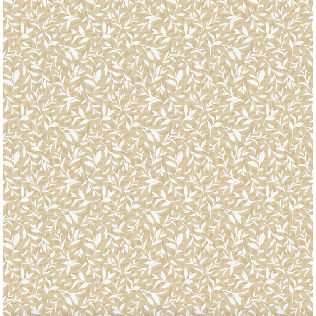 Grace Wallpaper - Leaves - by Elfi Yang - Sample 1 foot by 1 foot / Dark Neutral - Loomwell Home Goods