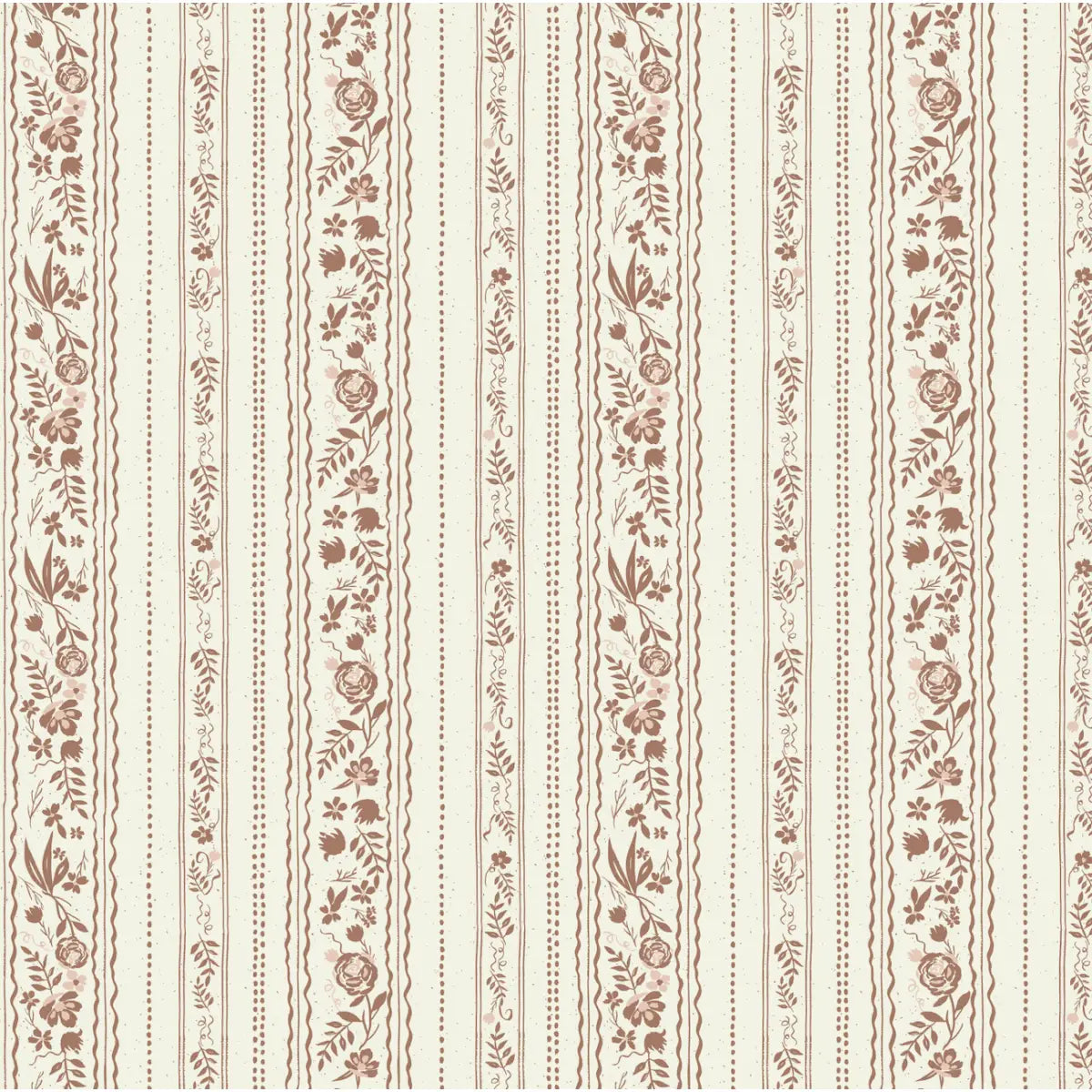 Hallam Wallpaper - Neutral Cottage Stripe - by Jun Shu Create - Loomwell Home Goods