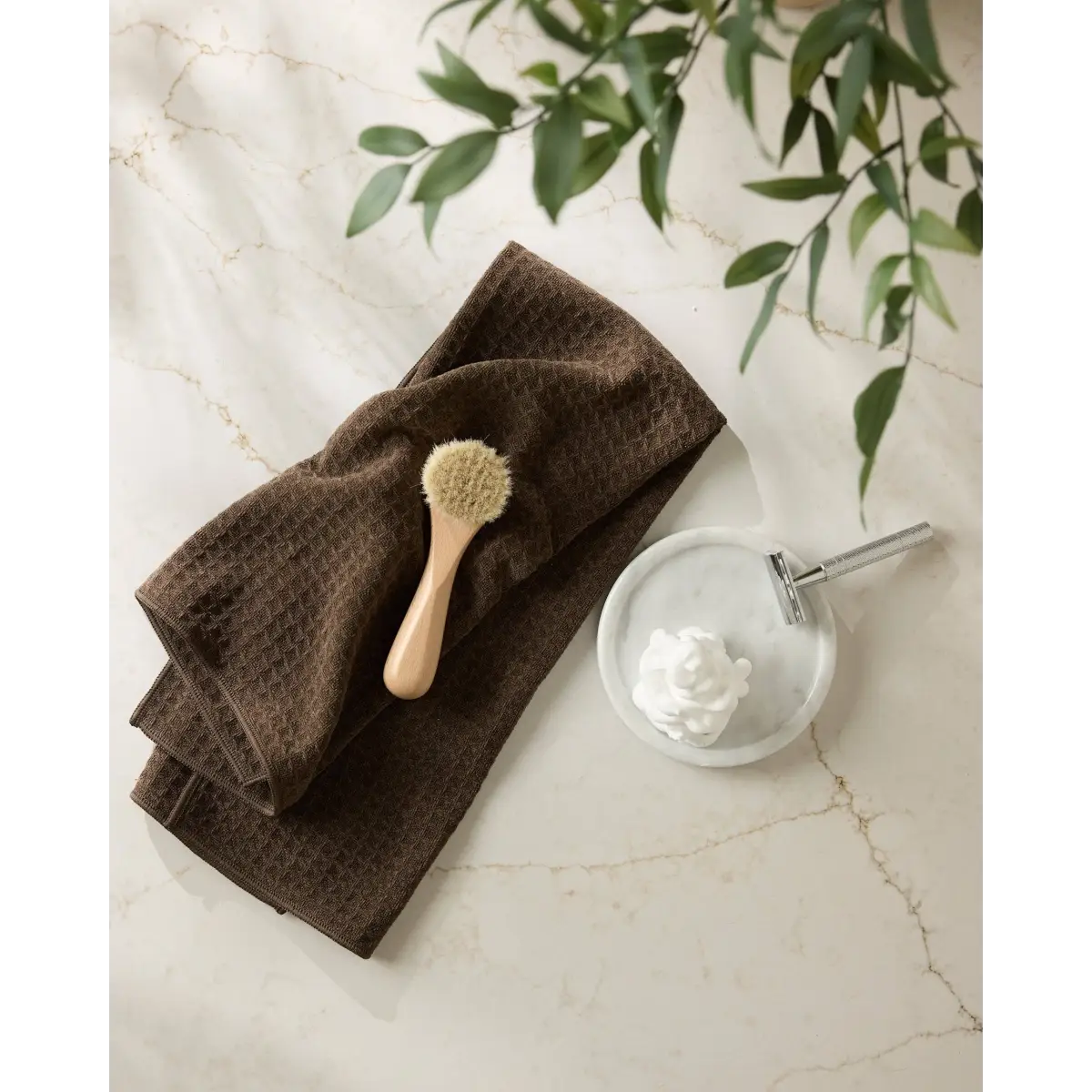Hand Towel - Espresso Truffle - Geometry
