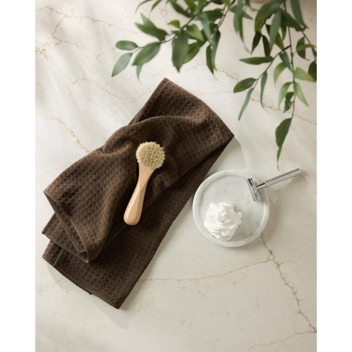 Hand Towel - Espresso Truffle - Geometry