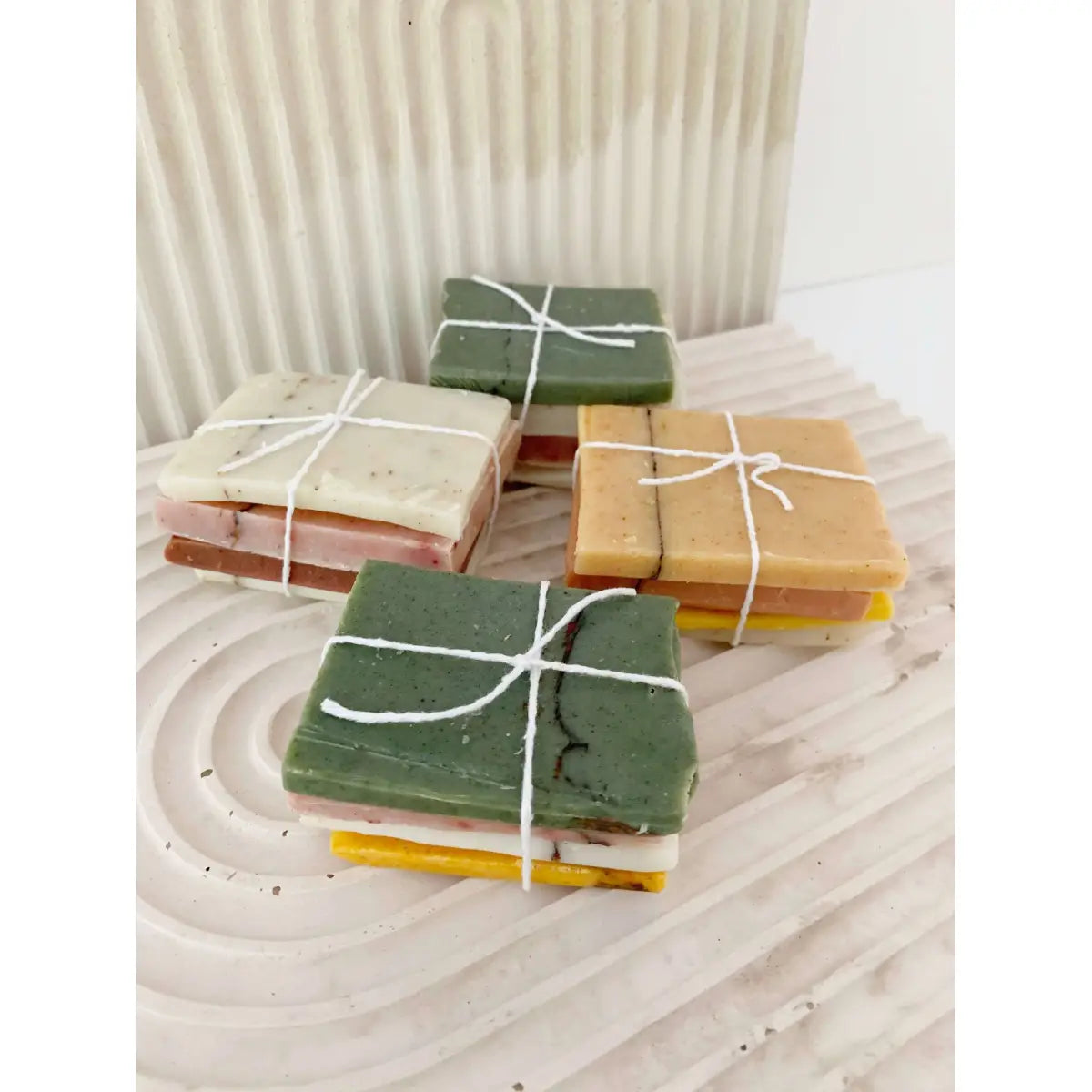 Handmade Soap Bundle (4 thin slices) - Woodburne Naturals