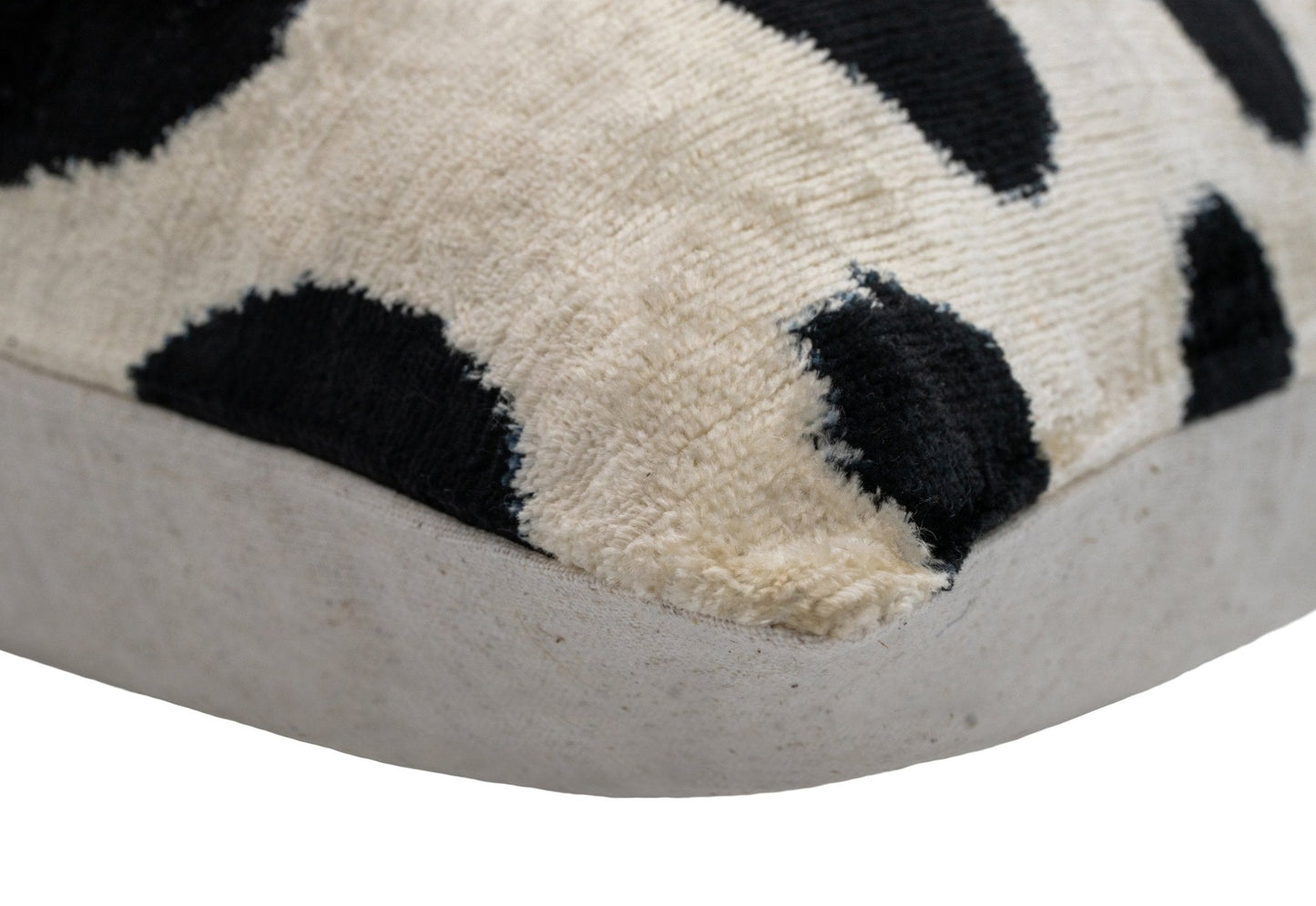 Handmade Throw Pillow Cover & Feather Insert | Black White Polka Dot| Soft Throw Pillow| Luxury Decorative for Couch