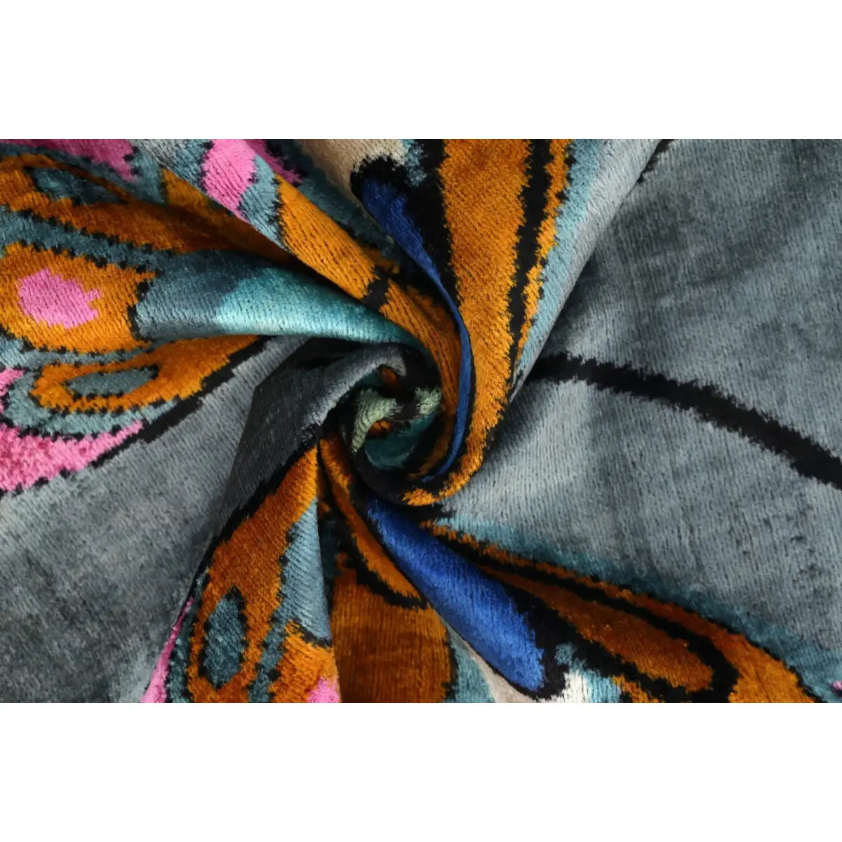 Handmade Velvet Throw Pillow with Colorful Butterfly Design - High-Quality 20x20 Inch Decorative Accent with Premium
