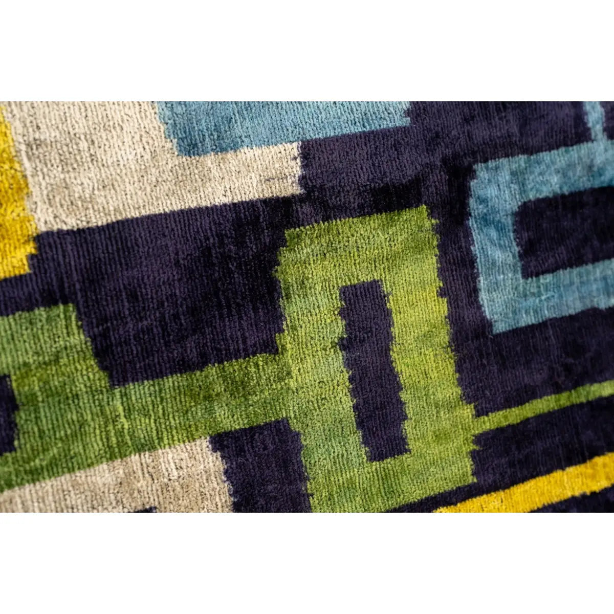 Handmade Velvet Throw Pillow with Modern Geometric Design - High-Quality 20x20 Inch Decorative Accent with Premium Down