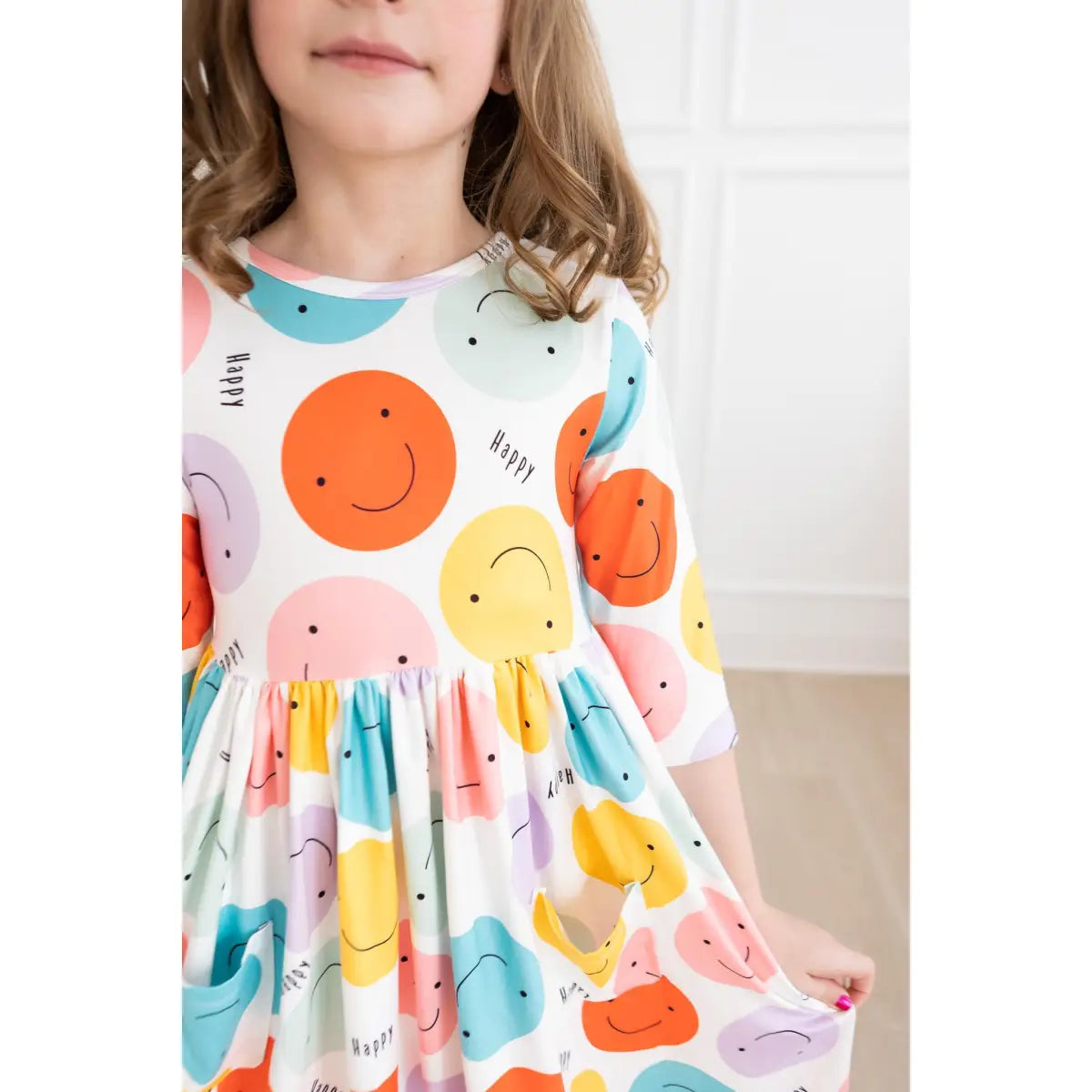 Pocket Twirl Dress - Happy Days Smiles - Mila & Rose ®
