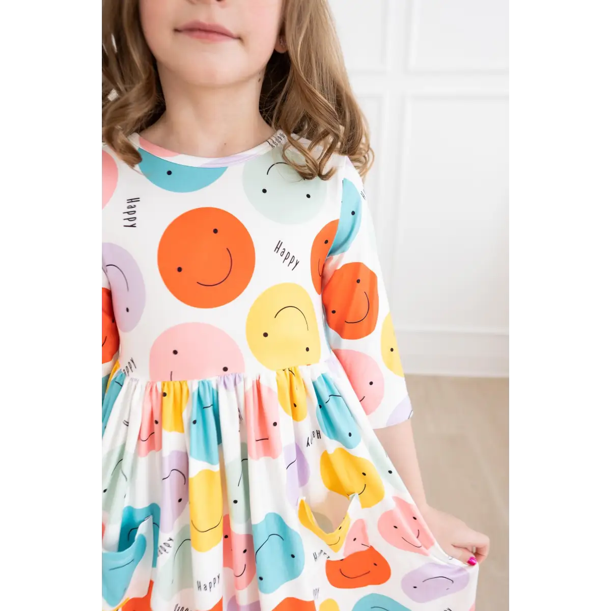 Pocket Twirl Dress - Happy Days Smiles - Mila & Rose ®