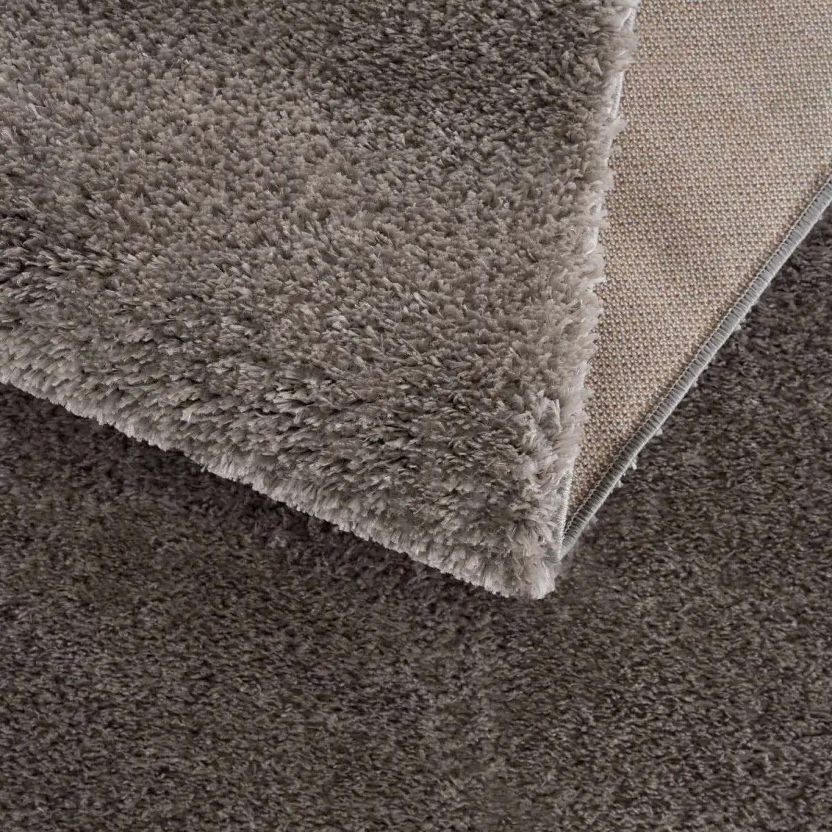Heavenly Solid Gray Plush Rug - Boutique Rugs
