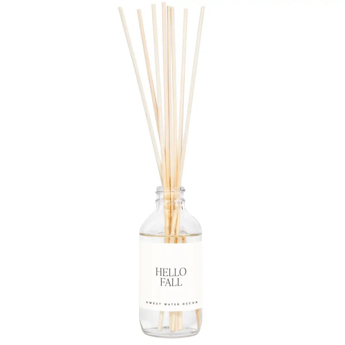 Hello Fall Clear Reed Diffuser - Sweet Water Decor