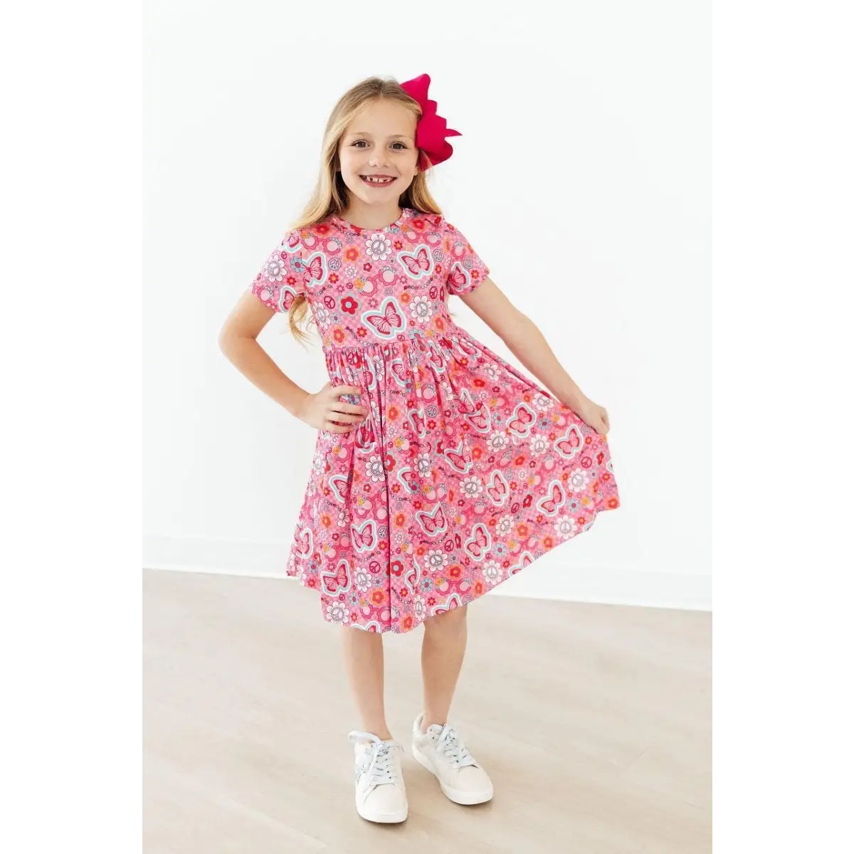 Hippie Sissy S/S Pocket Twirl Dress - Mila & Rose ®