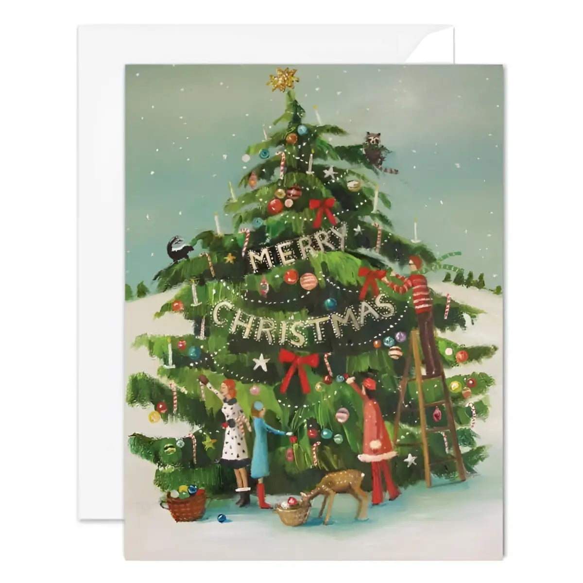 Holiday Card - Merry Christmas - Janet Hill - JANET HILL STUDIO