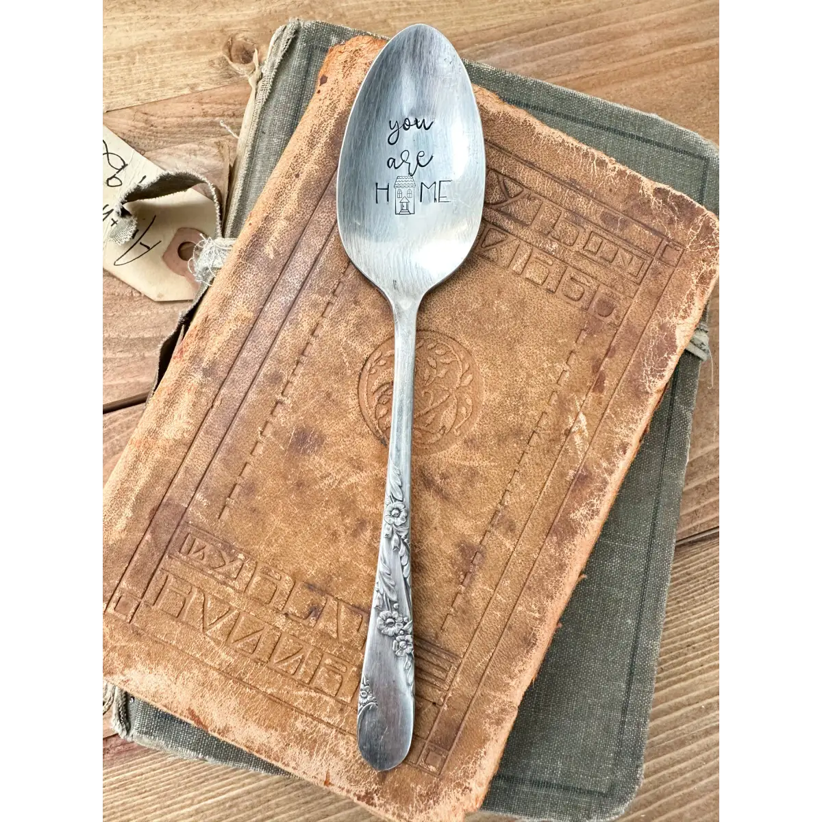 You Are Home - Vintage Stamped Spoon - The Sassy Barn